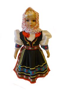 Porcelánová bábika - Dobrá Niva 40 cm